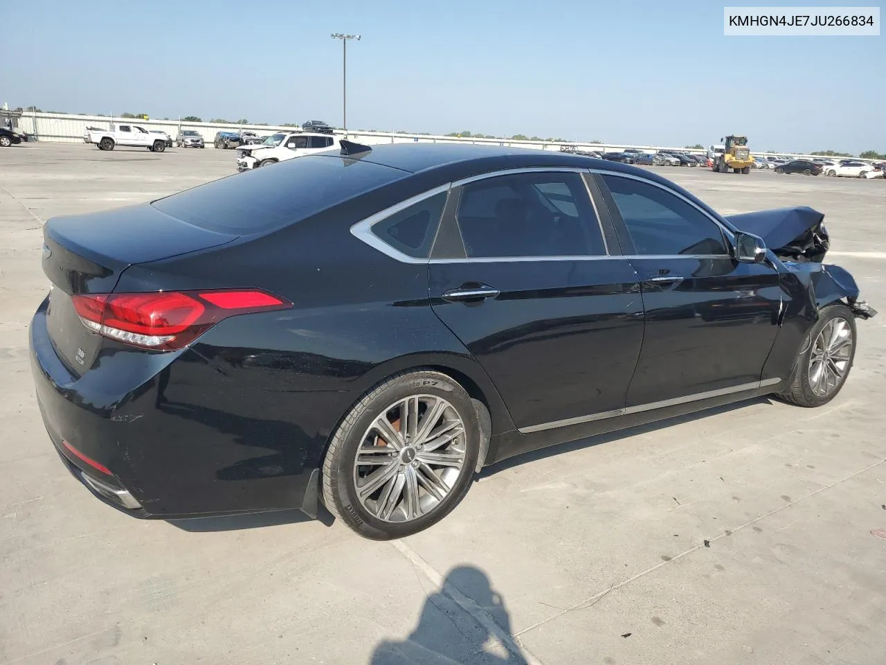 2018 Genesis G80 Base VIN: KMHGN4JE7JU266834 Lot: 68327354