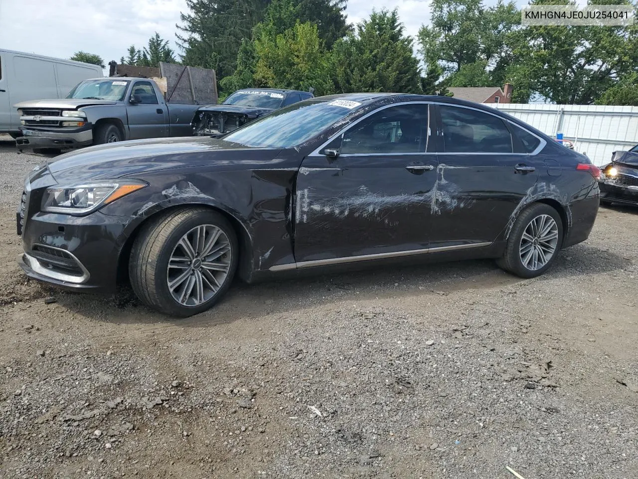 2018 Genesis G80 Base VIN: KMHGN4JE0JU254041 Lot: 69163034