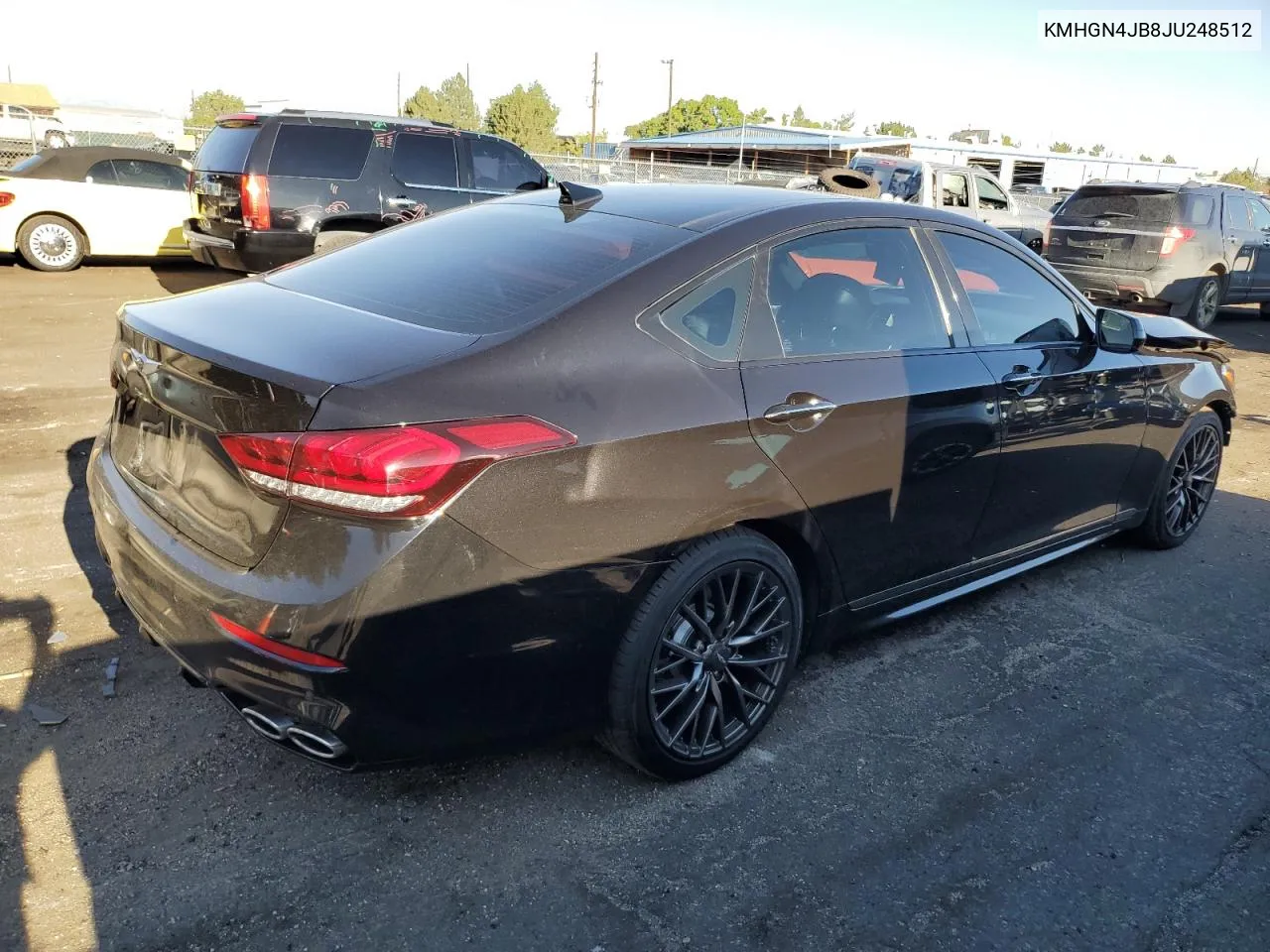 2018 Genesis G80 Sport VIN: KMHGN4JB8JU248512 Lot: 69330014