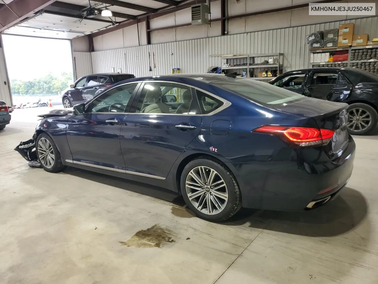 2018 Genesis G80 Base VIN: KMHGN4JE3JU250467 Lot: 69691334