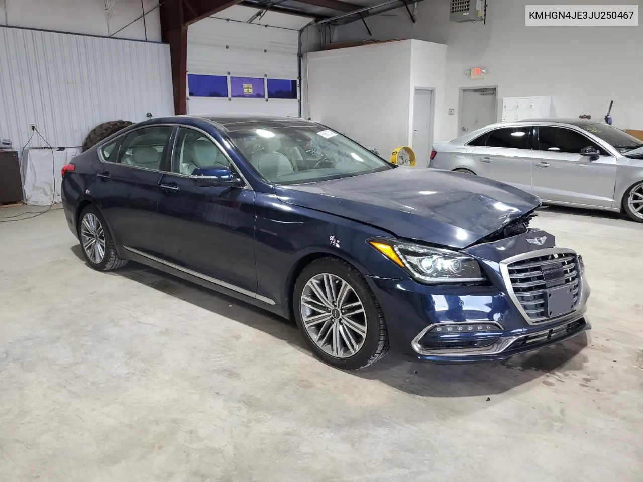 2018 Genesis G80 Base VIN: KMHGN4JE3JU250467 Lot: 69691334