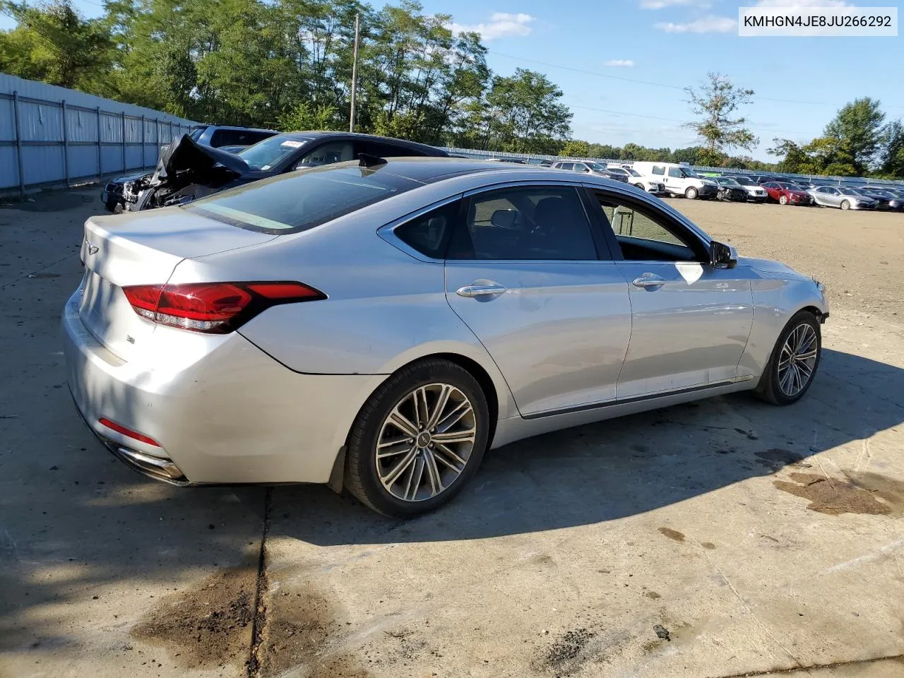 2018 Genesis G80 Base VIN: KMHGN4JE8JU266292 Lot: 70957184