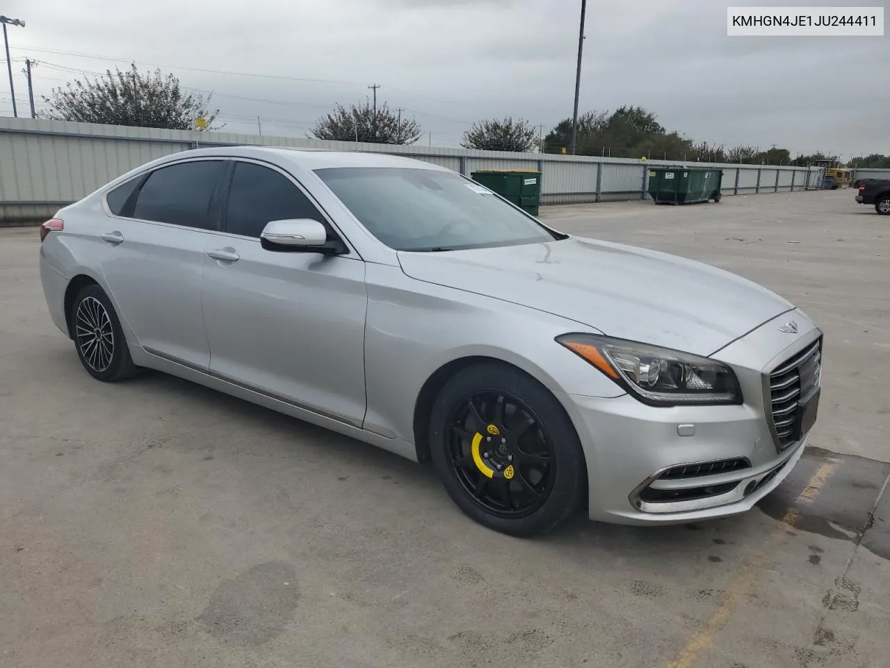 2018 Genesis G80 Base VIN: KMHGN4JE1JU244411 Lot: 71076734