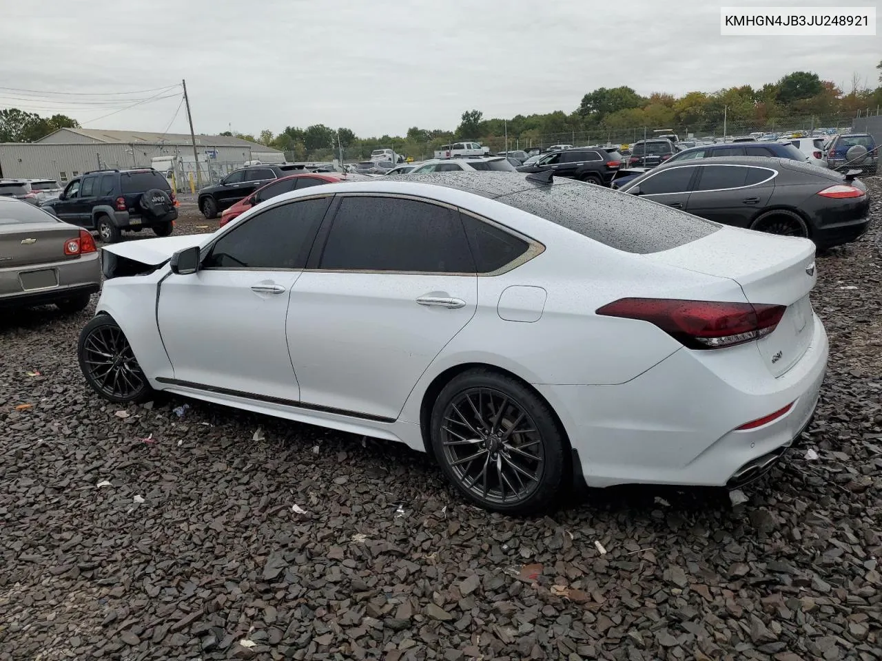 2018 Genesis G80 Sport VIN: KMHGN4JB3JU248921 Lot: 71305654