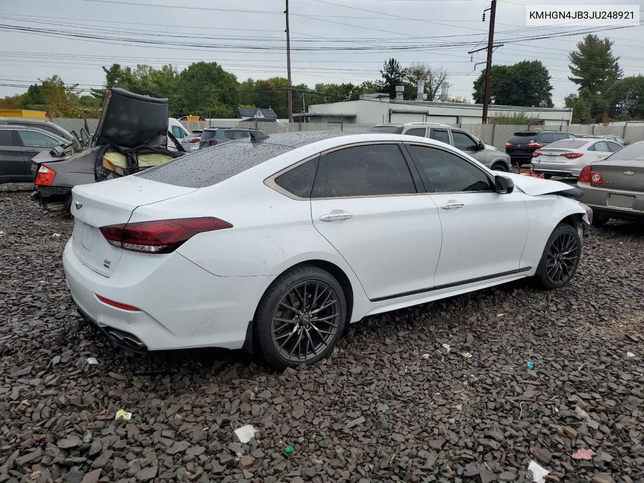 2018 Genesis G80 Sport VIN: KMHGN4JB3JU248921 Lot: 71305654