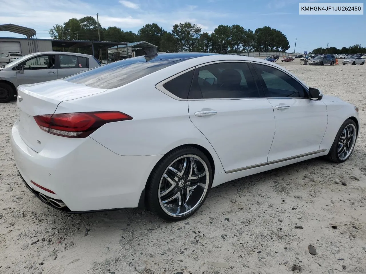 2018 Genesis G80 Ultimate VIN: KMHGN4JF1JU262450 Lot: 71837334