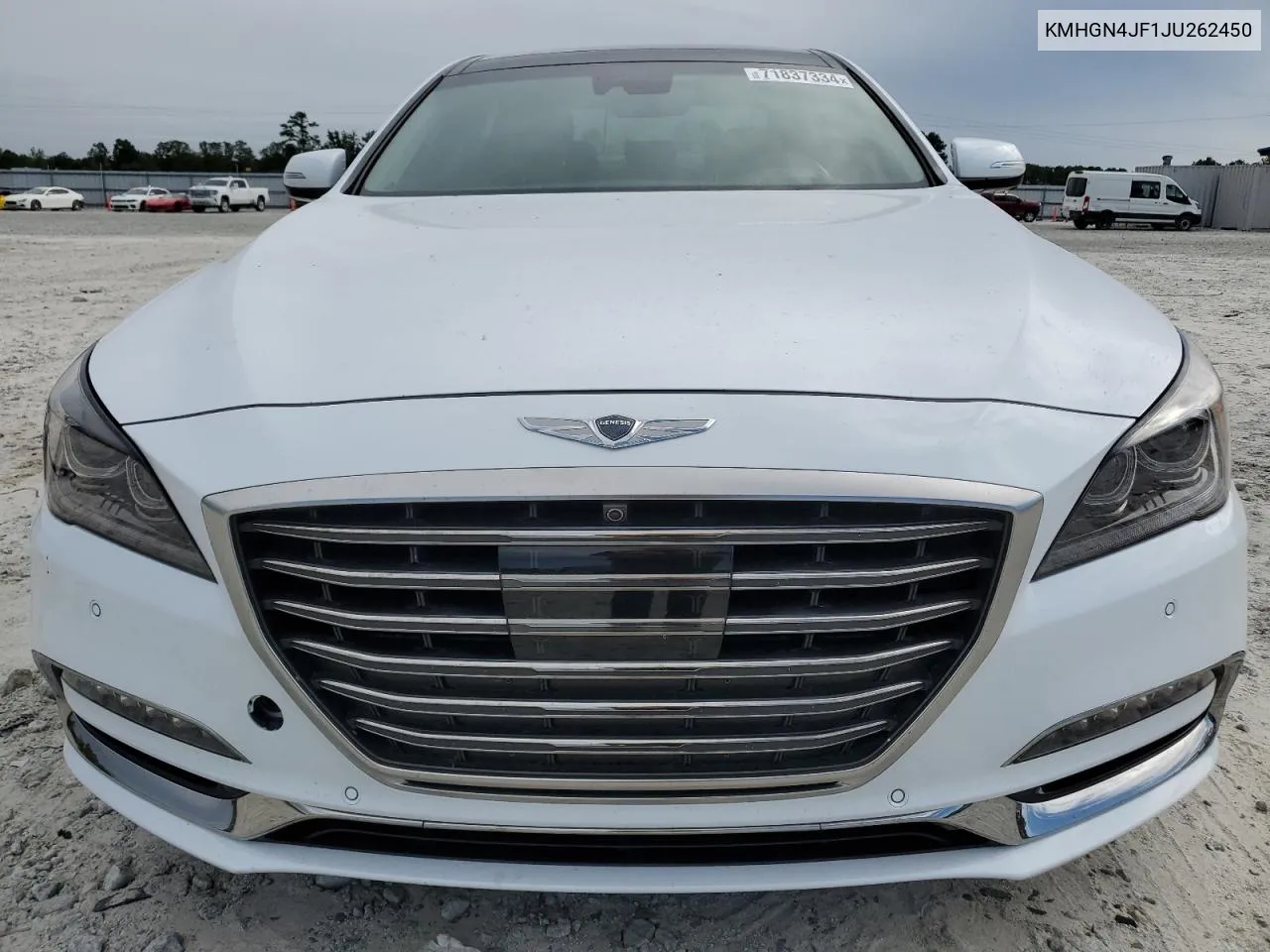 2018 Genesis G80 Ultimate VIN: KMHGN4JF1JU262450 Lot: 71837334