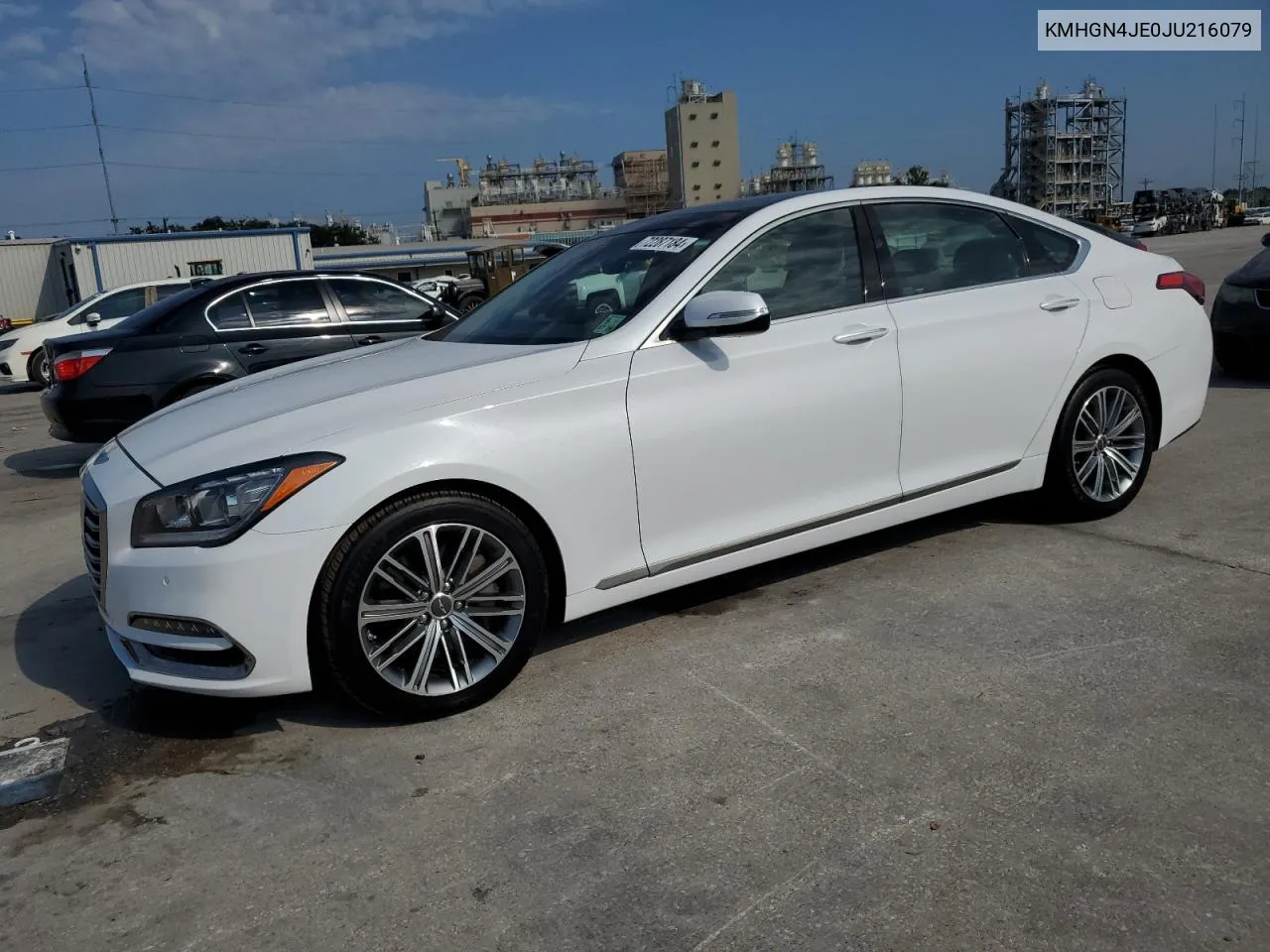 KMHGN4JE0JU216079 2018 Genesis G80 Base