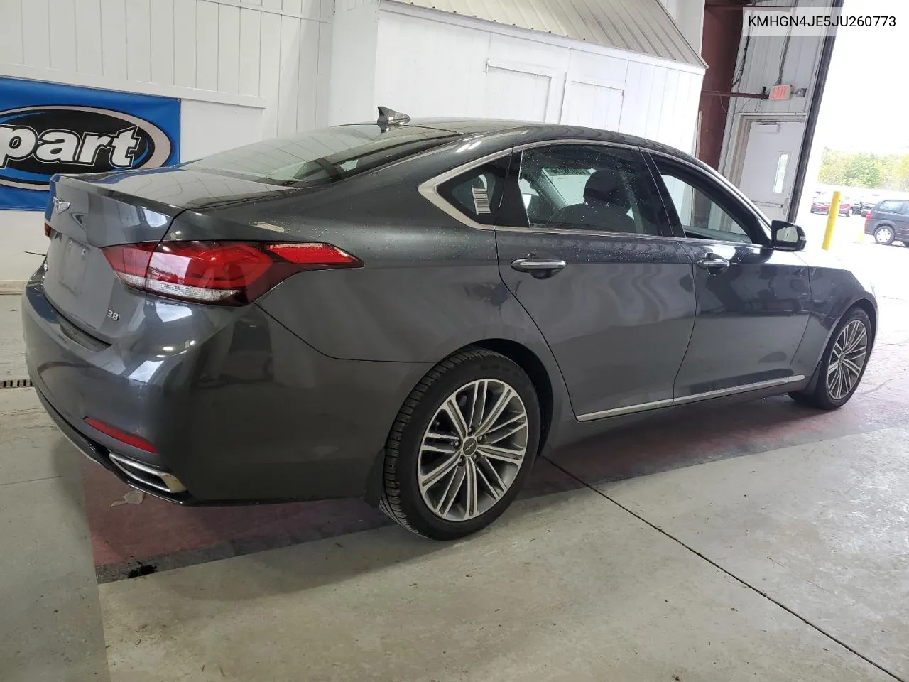 2018 Genesis G80 Base VIN: KMHGN4JE5JU260773 Lot: 73008914