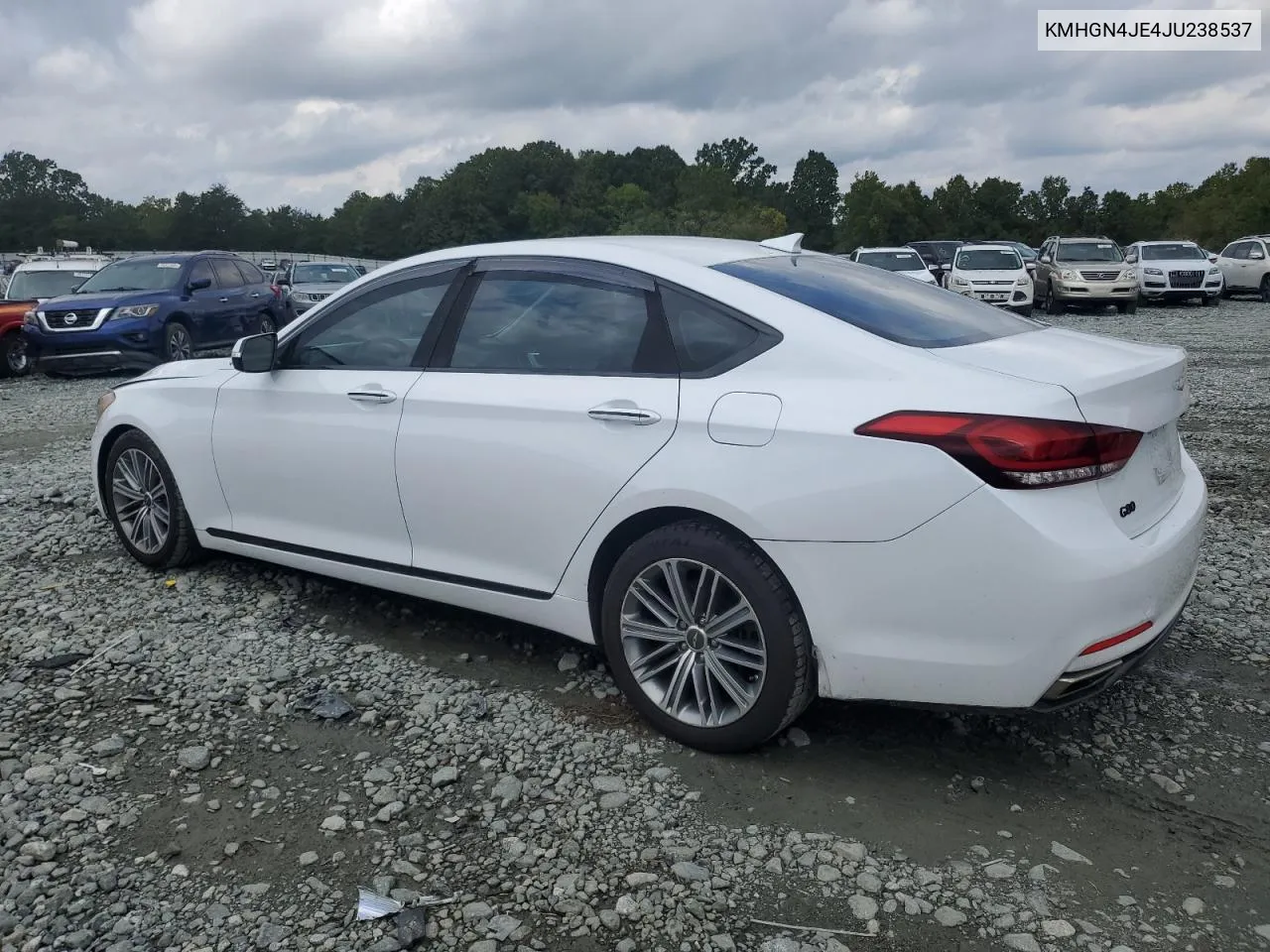 2018 Genesis G80 Base VIN: KMHGN4JE4JU238537 Lot: 73044464