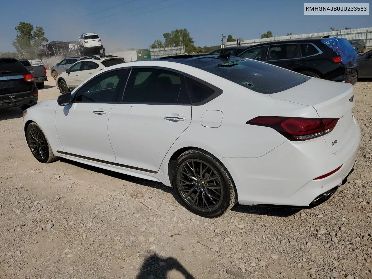 2018 Genesis G80 Sport VIN: KMHGN4JB0JU233583 Lot: 73853964