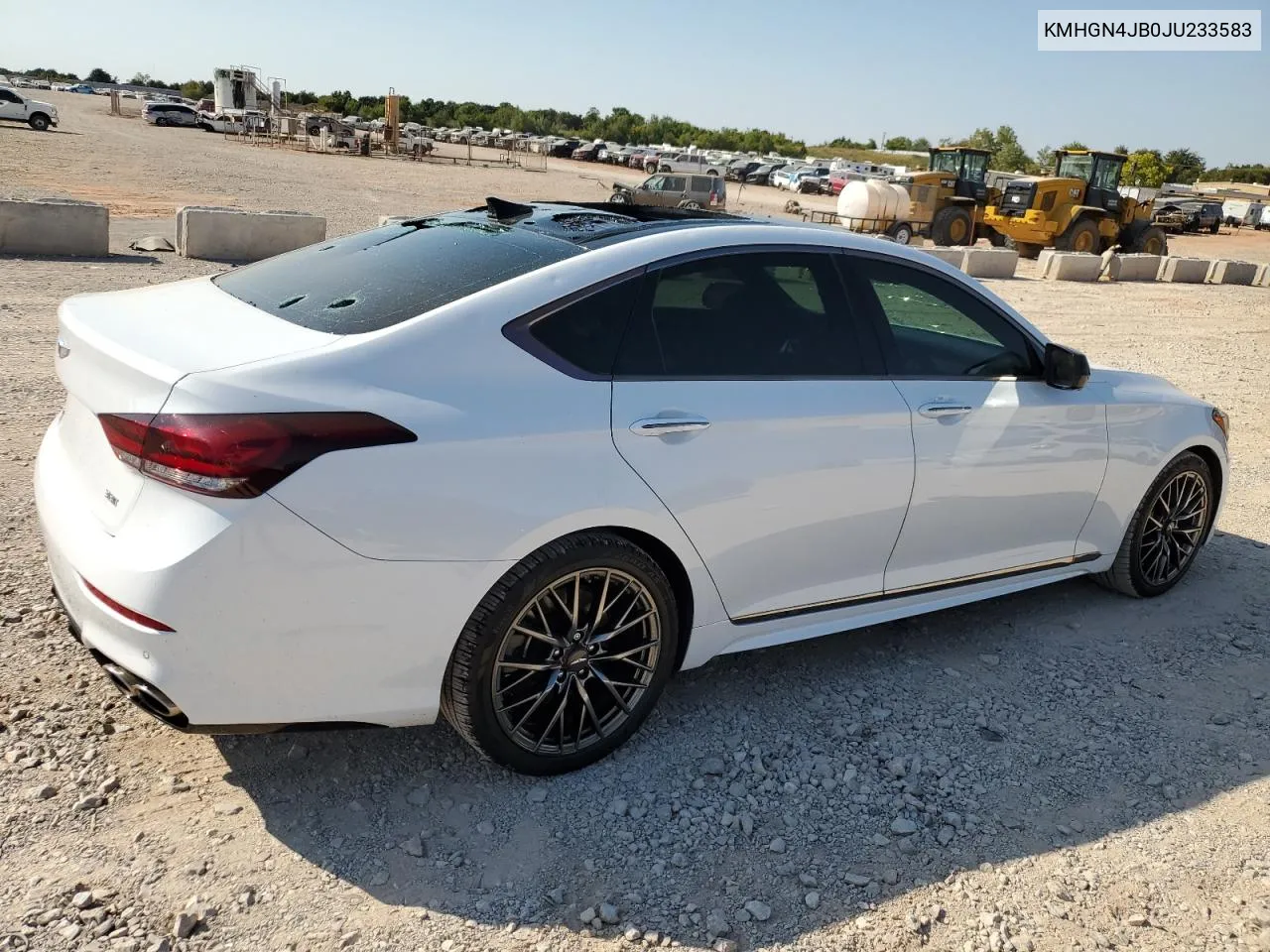 2018 Genesis G80 Sport VIN: KMHGN4JB0JU233583 Lot: 73853964