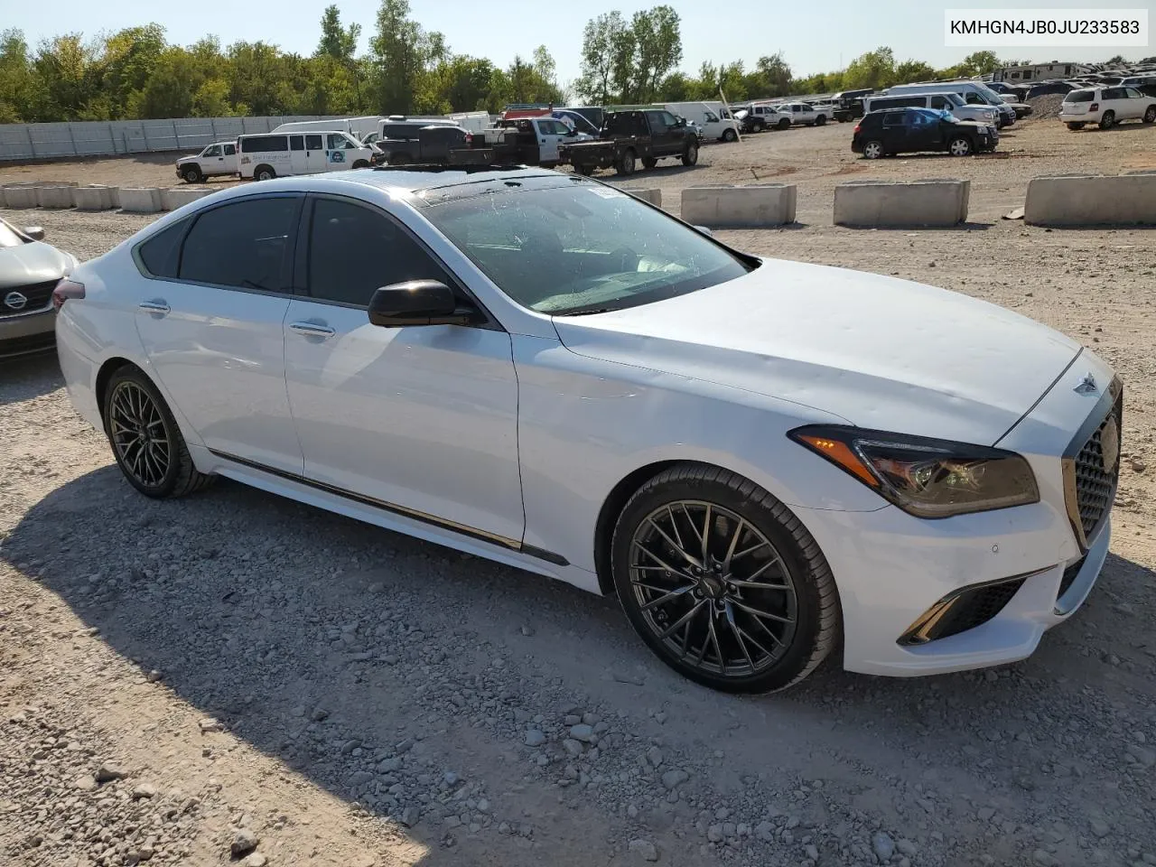 2018 Genesis G80 Sport VIN: KMHGN4JB0JU233583 Lot: 73853964