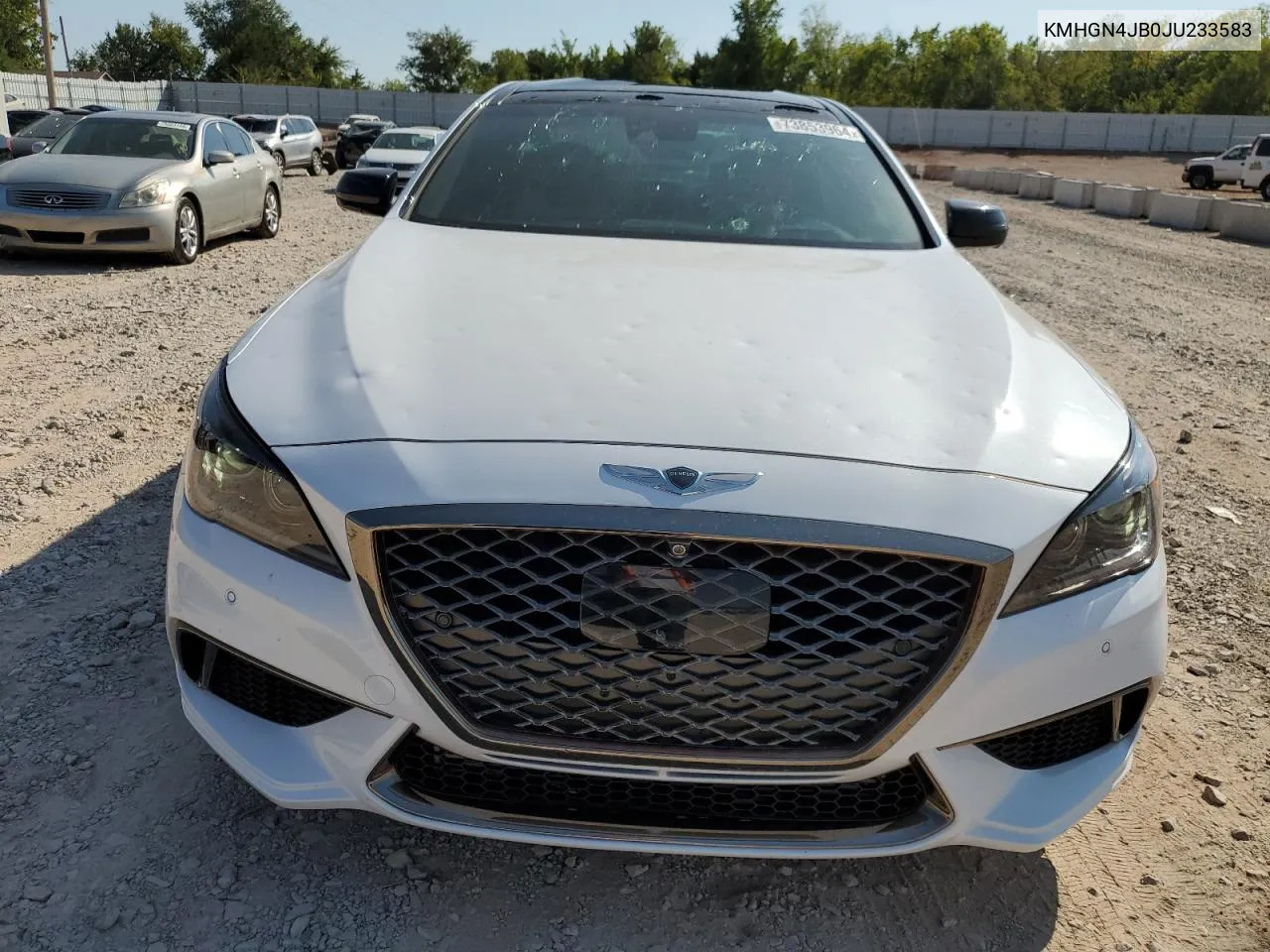 2018 Genesis G80 Sport VIN: KMHGN4JB0JU233583 Lot: 73853964