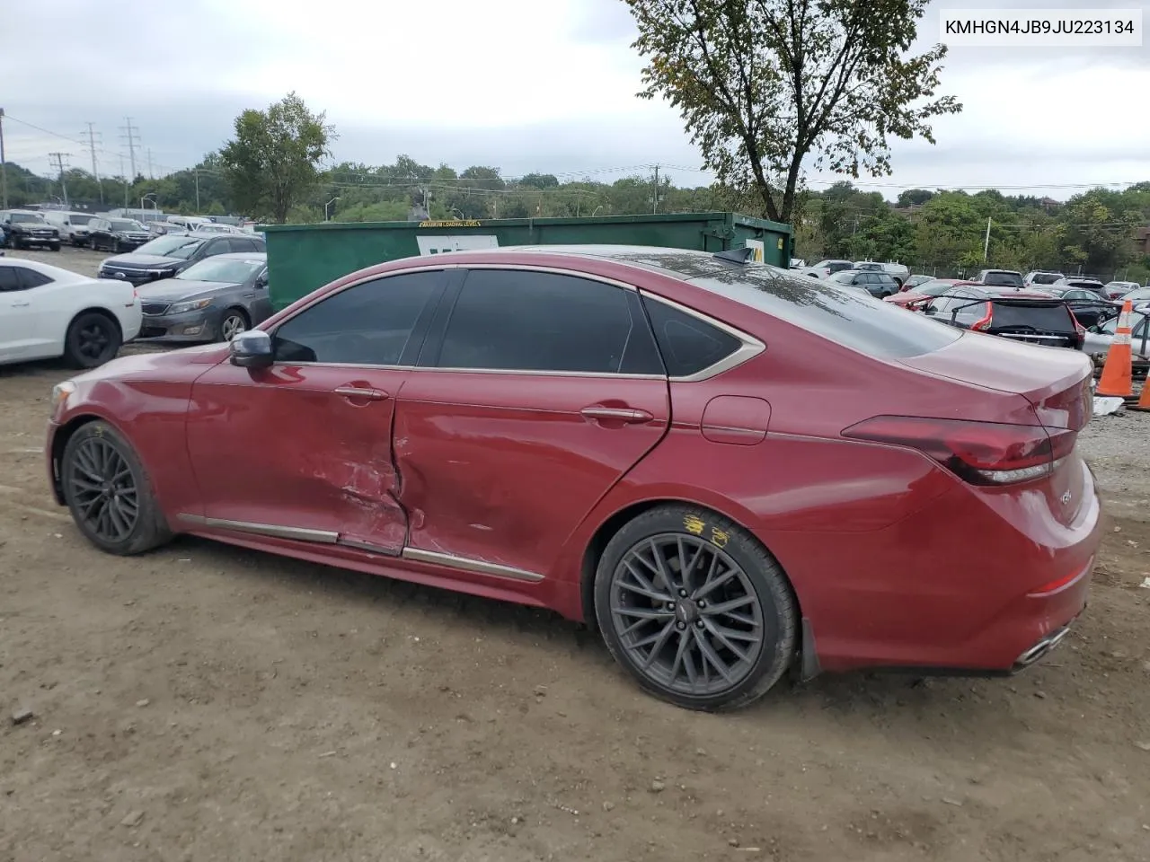 2018 Genesis G80 Sport VIN: KMHGN4JB9JU223134 Lot: 74275794