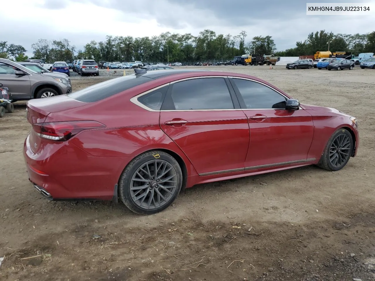 2018 Genesis G80 Sport VIN: KMHGN4JB9JU223134 Lot: 74275794