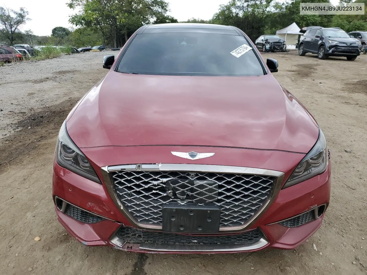 2018 Genesis G80 Sport VIN: KMHGN4JB9JU223134 Lot: 74275794