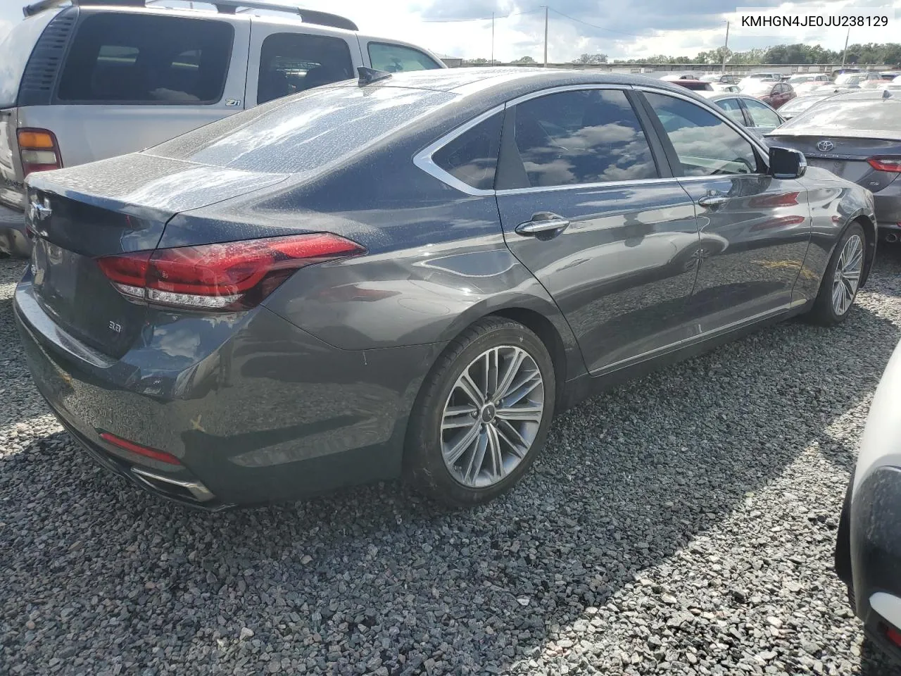 2018 Genesis G80 Base VIN: KMHGN4JE0JU238129 Lot: 74324314