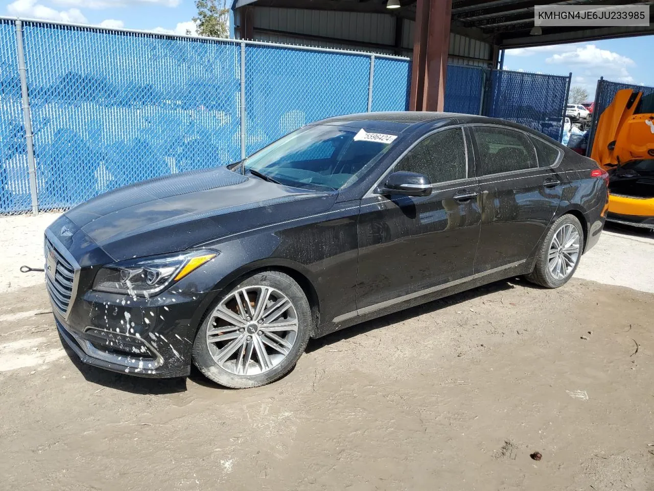 2018 Genesis G80 Base VIN: KMHGN4JE6JU233985 Lot: 75596424