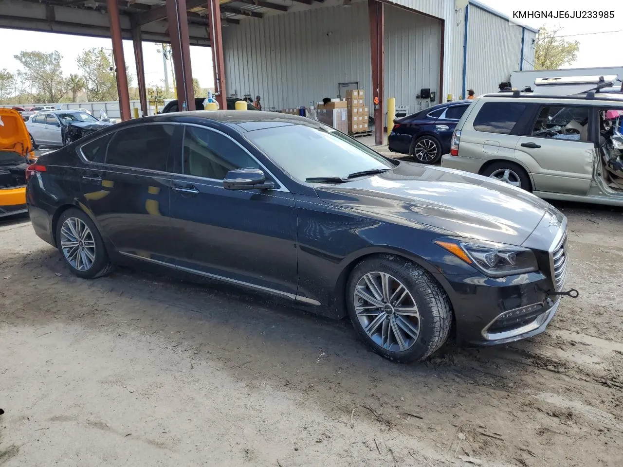 2018 Genesis G80 Base VIN: KMHGN4JE6JU233985 Lot: 75596424