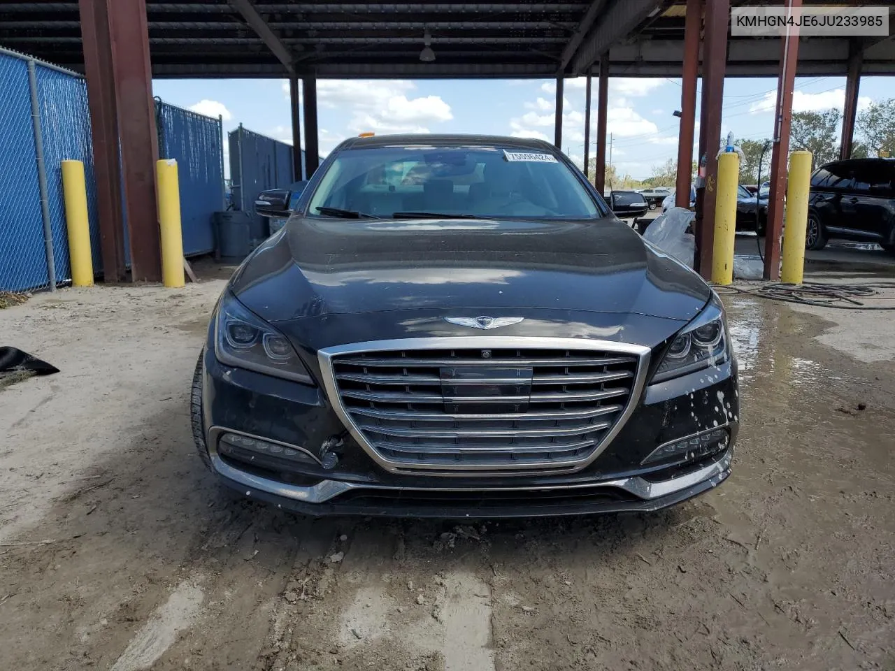 2018 Genesis G80 Base VIN: KMHGN4JE6JU233985 Lot: 75596424