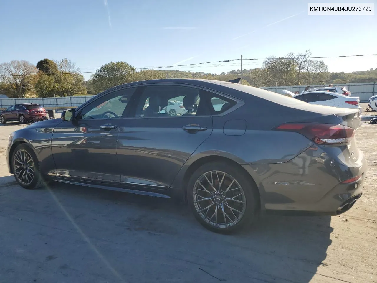 2018 Genesis G80 Sport VIN: KMHGN4JB4JU273729 Lot: 76049974