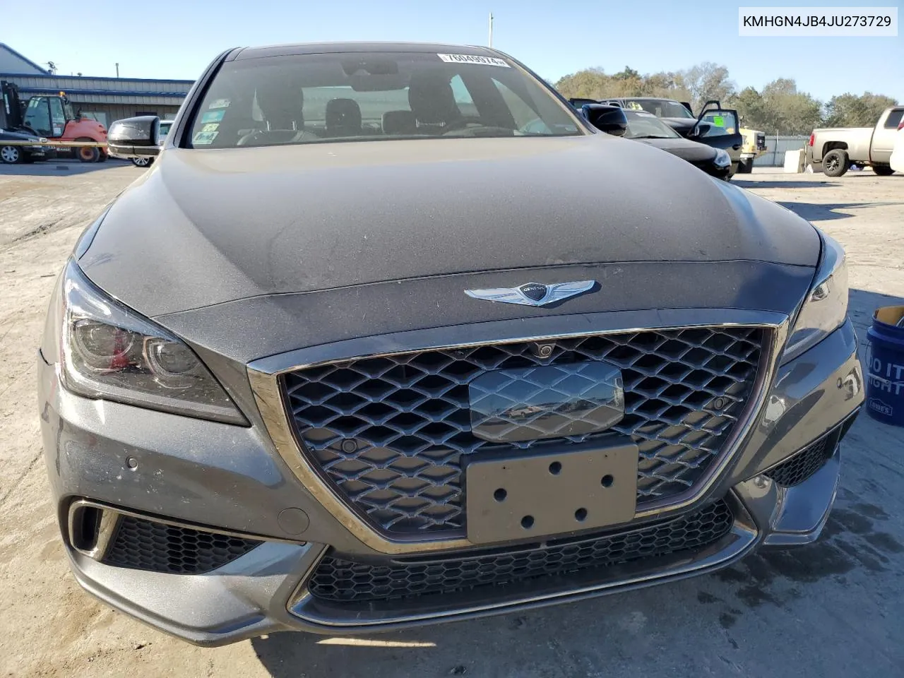 2018 Genesis G80 Sport VIN: KMHGN4JB4JU273729 Lot: 76049974