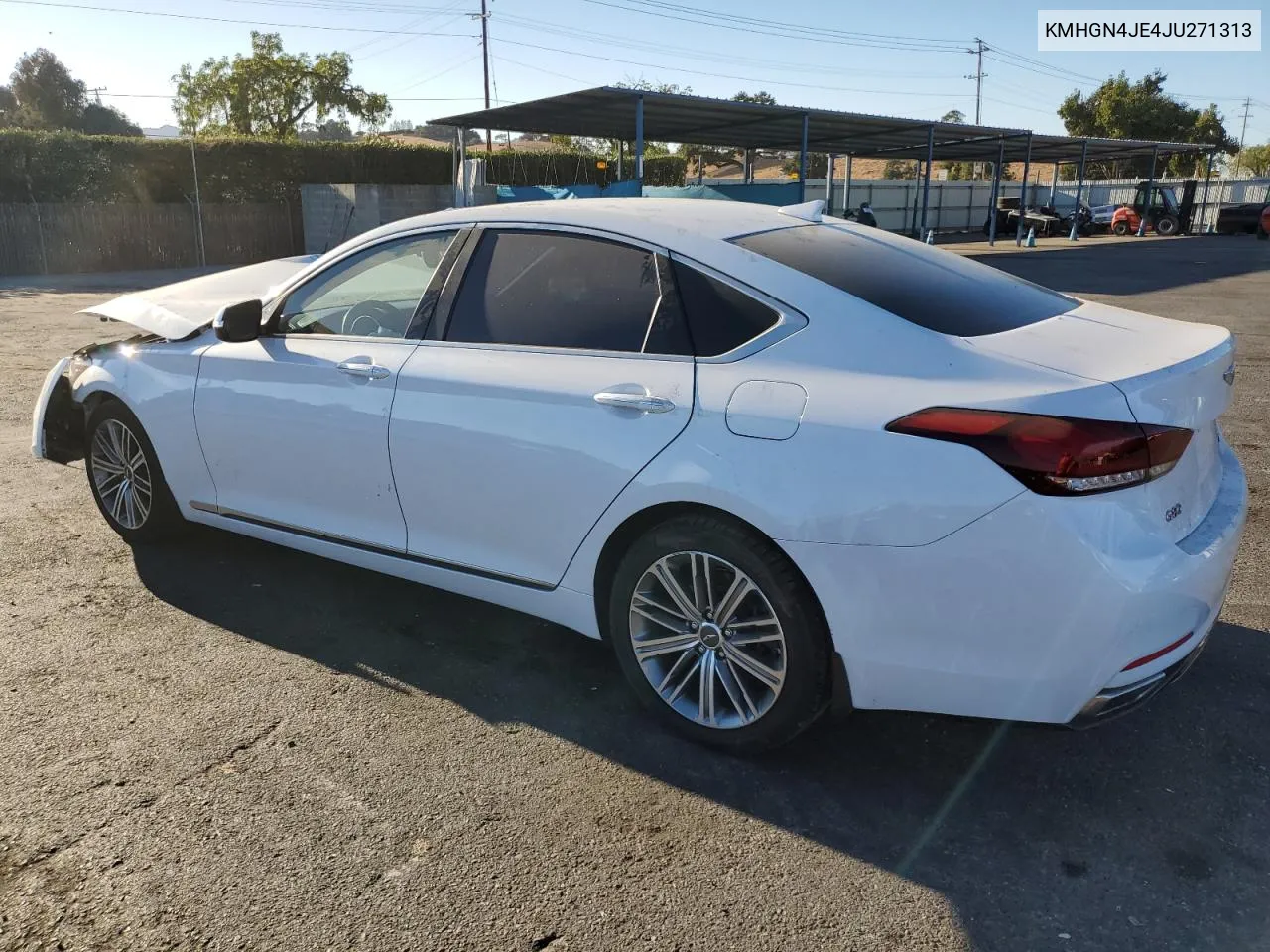 2018 Genesis G80 Base VIN: KMHGN4JE4JU271313 Lot: 77577664