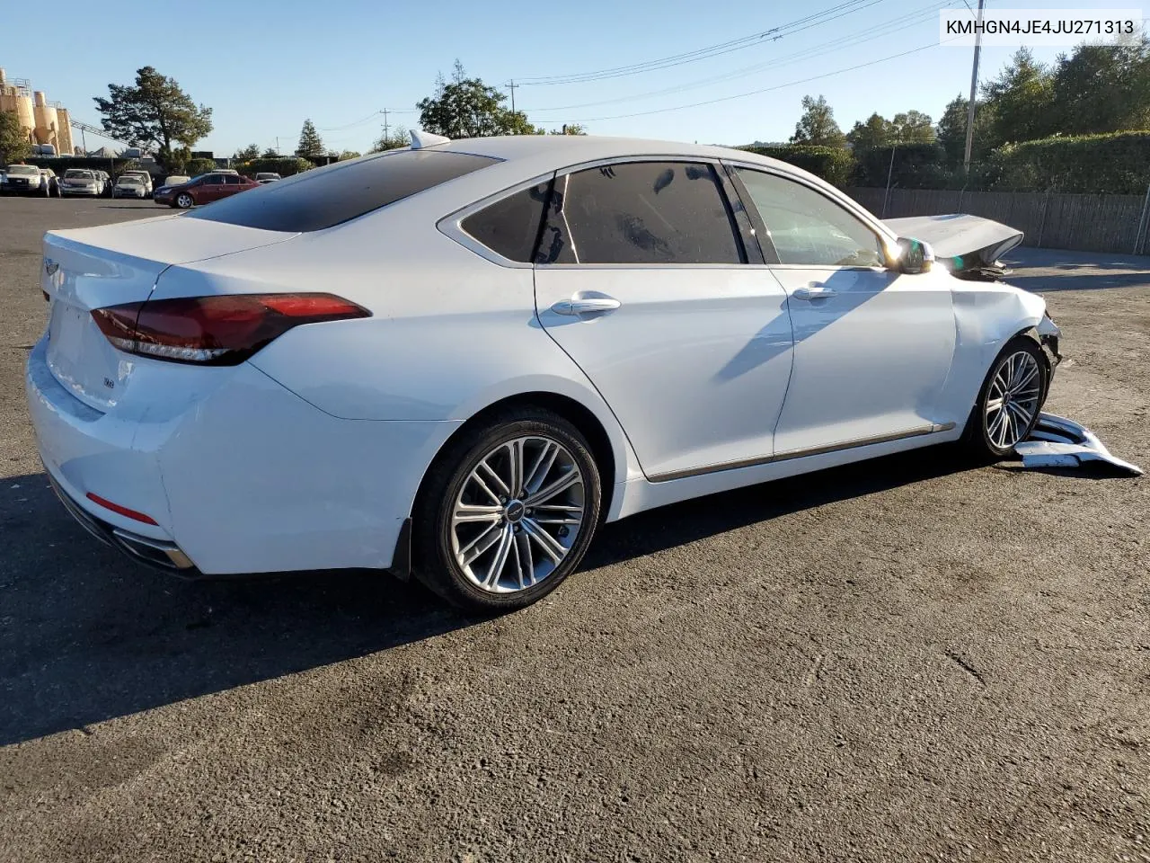 2018 Genesis G80 Base VIN: KMHGN4JE4JU271313 Lot: 77577664