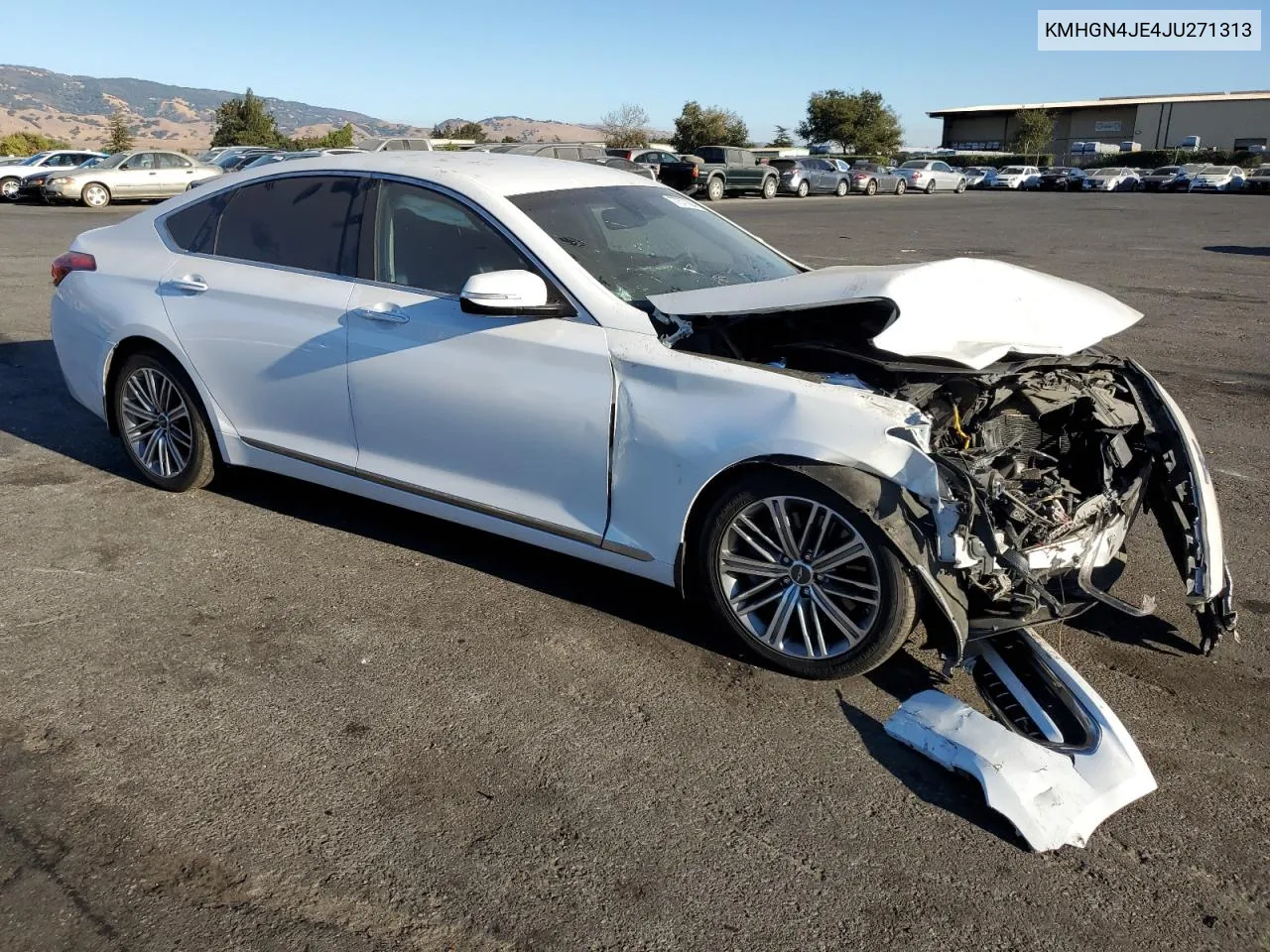 2018 Genesis G80 Base VIN: KMHGN4JE4JU271313 Lot: 77577664