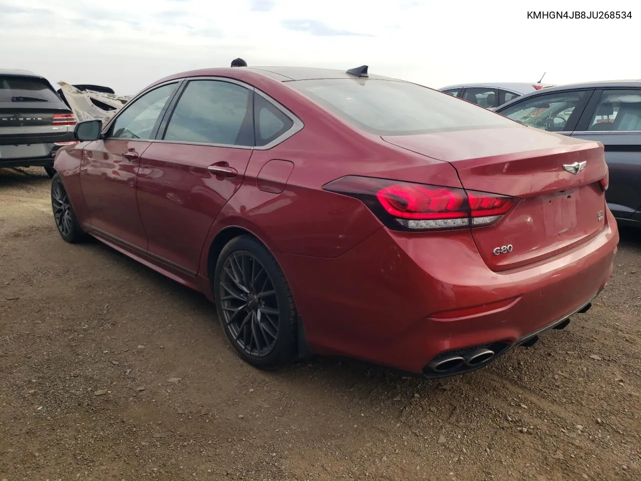 2018 Genesis G80 Sport VIN: KMHGN4JB8JU268534 Lot: 78272334