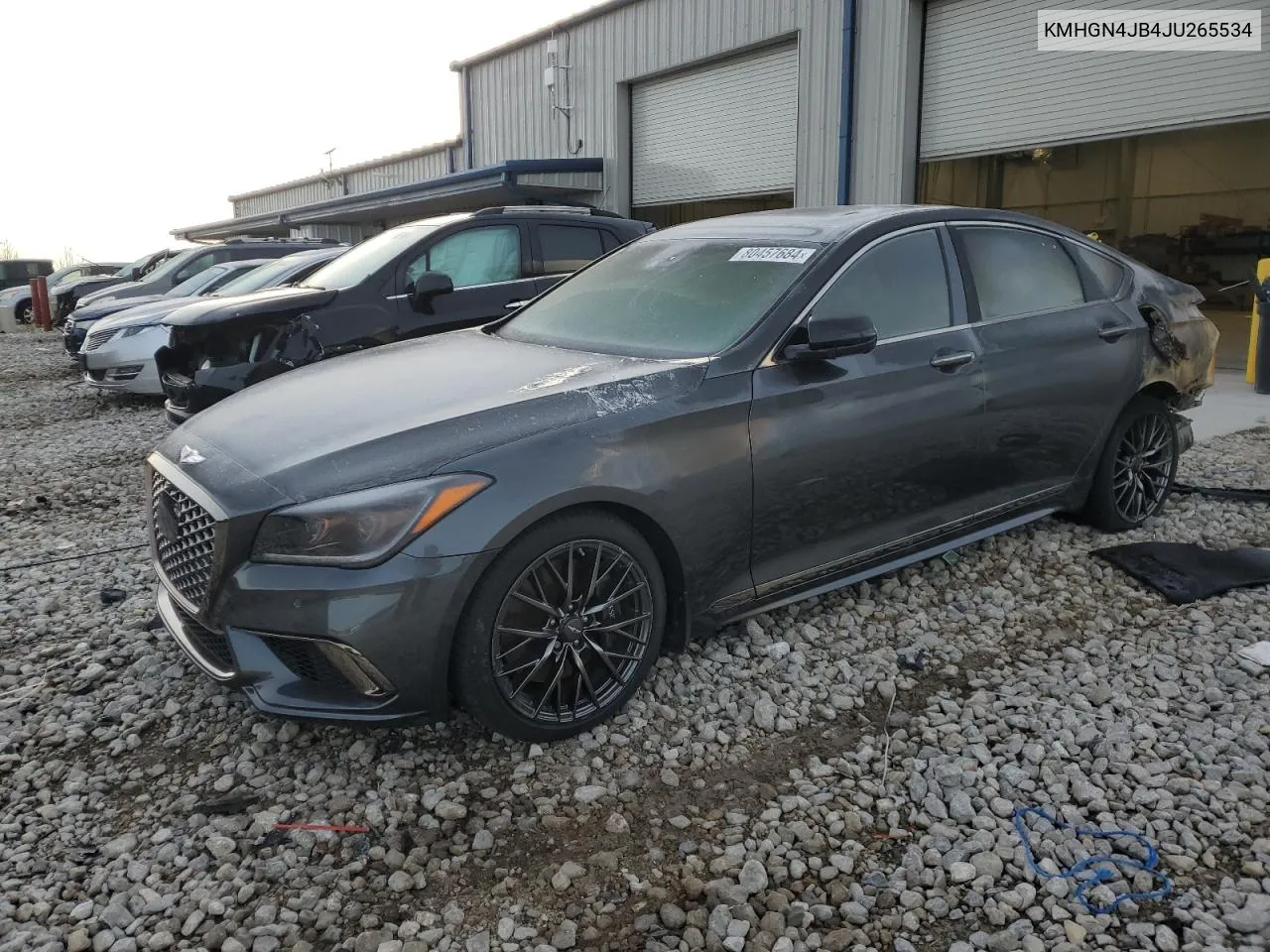 2018 Genesis G80 Sport VIN: KMHGN4JB4JU265534 Lot: 80457684