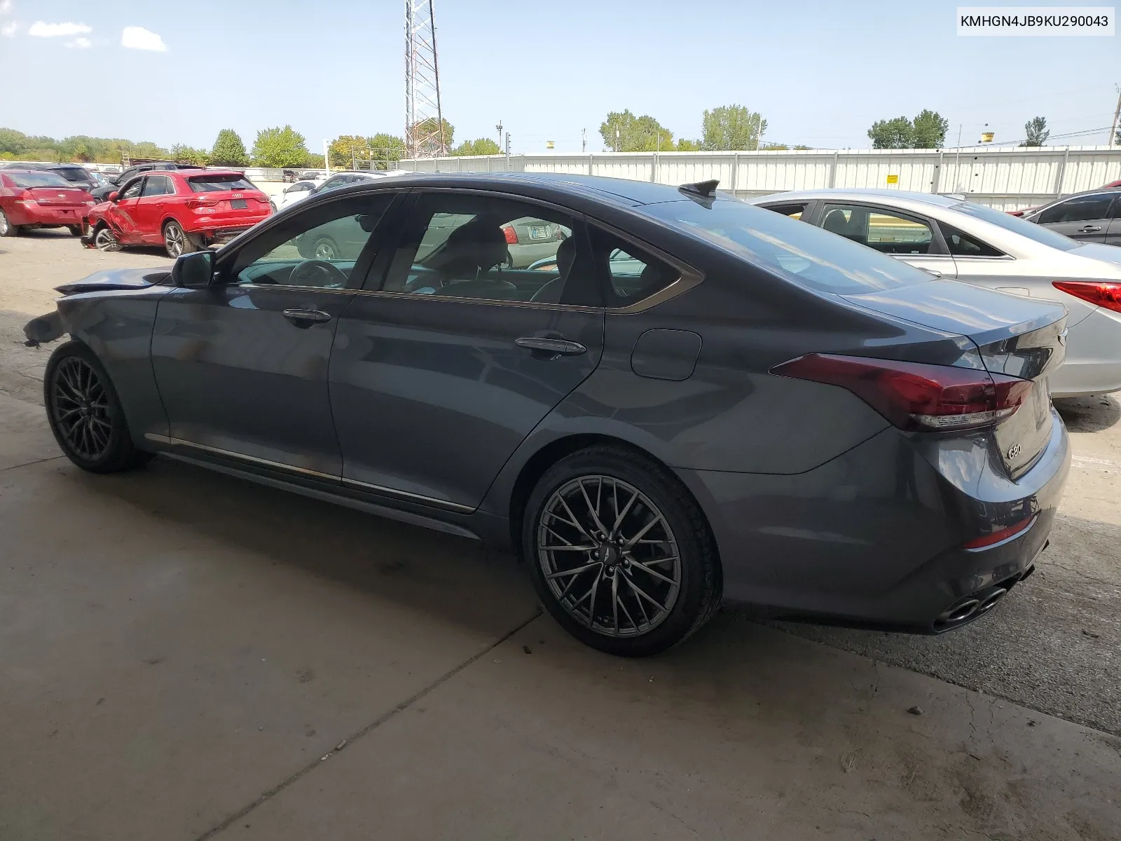 KMHGN4JB9KU290043 2019 Genesis G80 Base