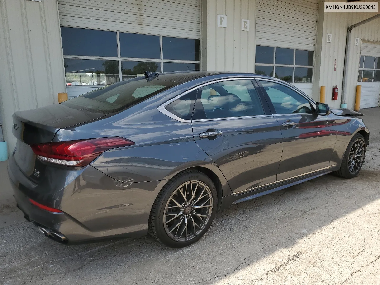 KMHGN4JB9KU290043 2019 Genesis G80 Base