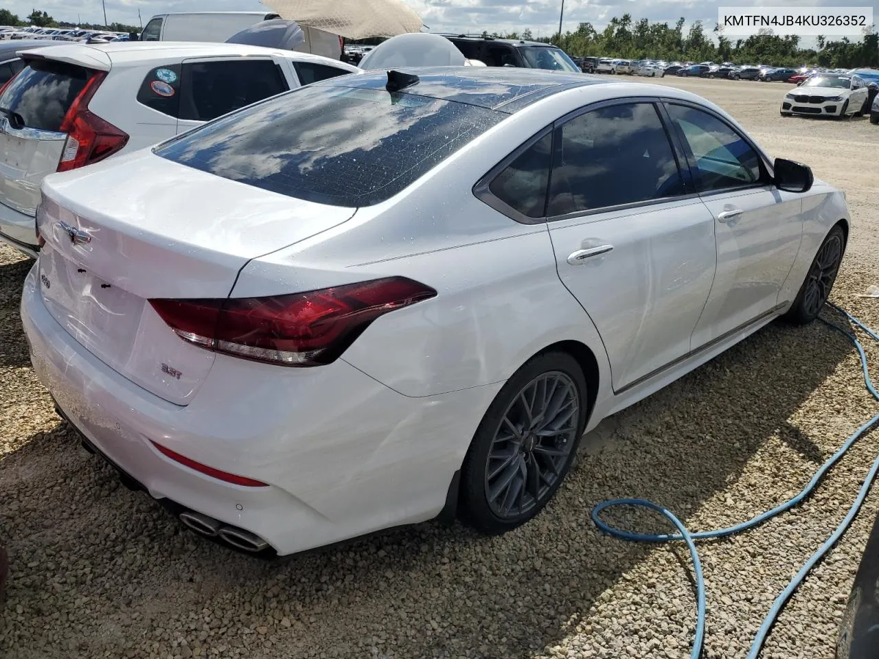 2019 Genesis G80 Base VIN: KMTFN4JB4KU326352 Lot: 74028734