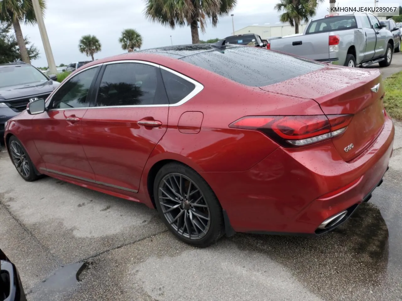 2019 Genesis G80 Base VIN: KMHGN4JE4KU289067 Lot: 75053704