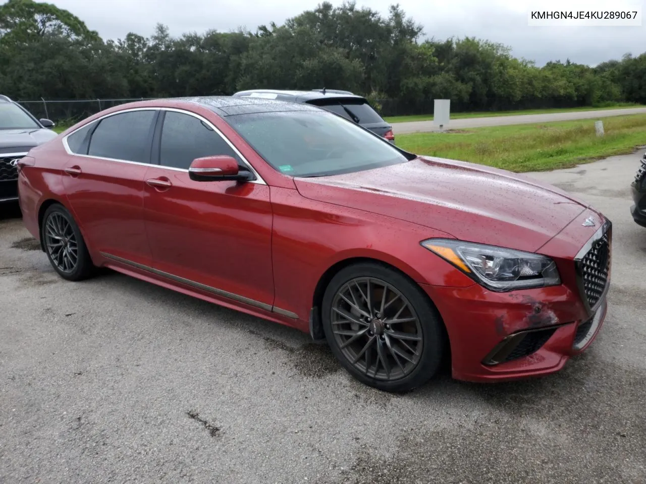 2019 Genesis G80 Base VIN: KMHGN4JE4KU289067 Lot: 75053704