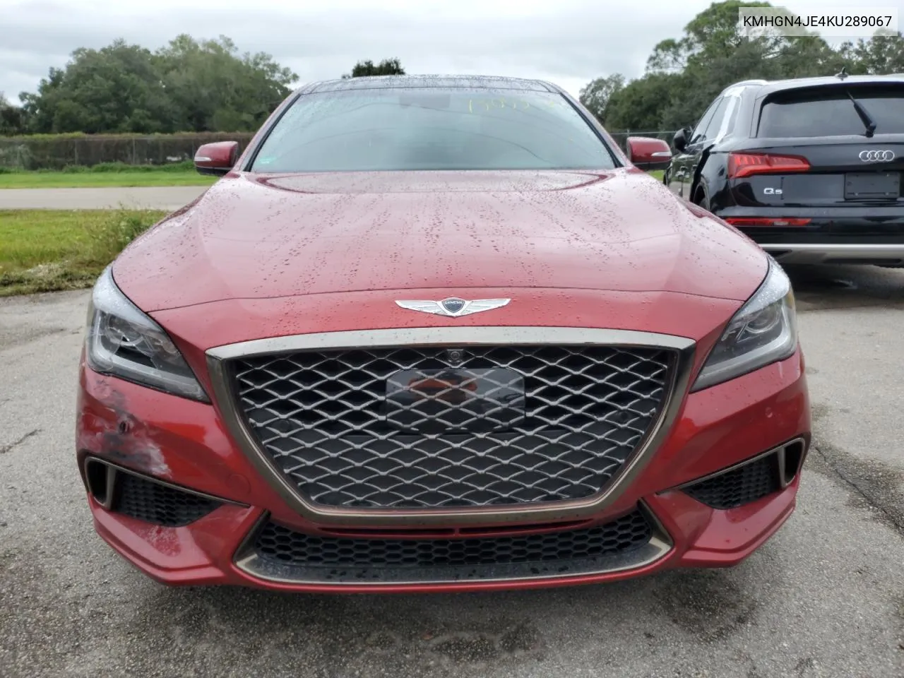 2019 Genesis G80 Base VIN: KMHGN4JE4KU289067 Lot: 75053704