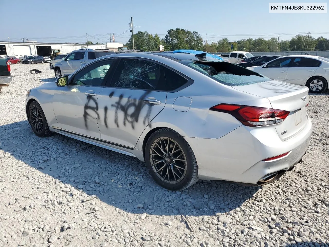 2019 Genesis G80 Base VIN: KMTFN4JE8KU322962 Lot: 75185754