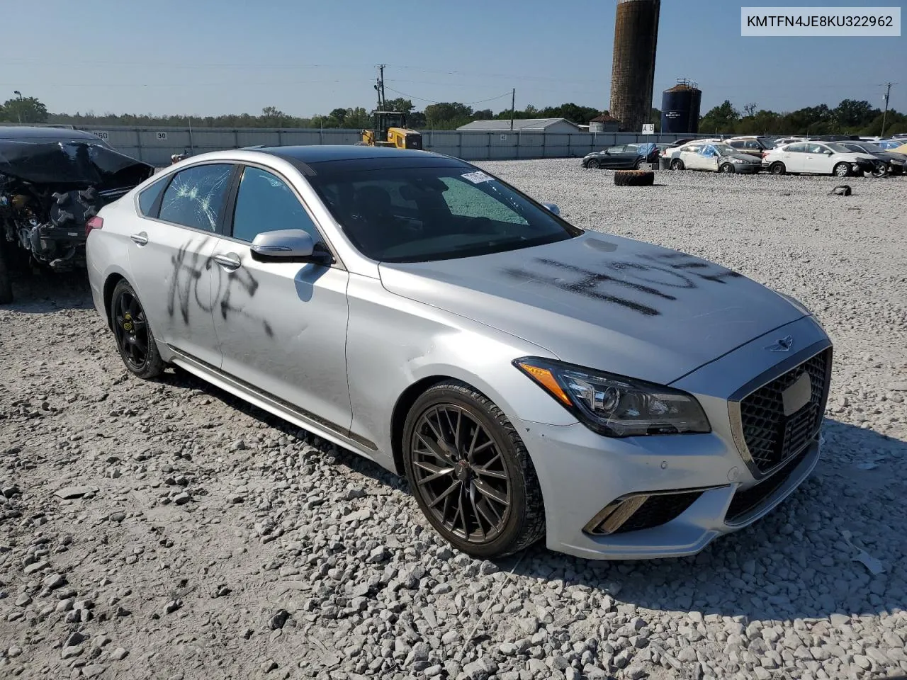 2019 Genesis G80 Base VIN: KMTFN4JE8KU322962 Lot: 75185754