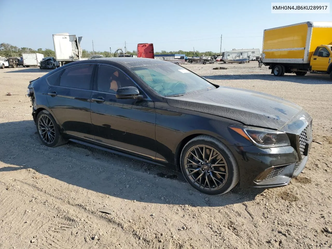 2019 Genesis G80 Base VIN: KMHGN4JB6KU289917 Lot: 75815714