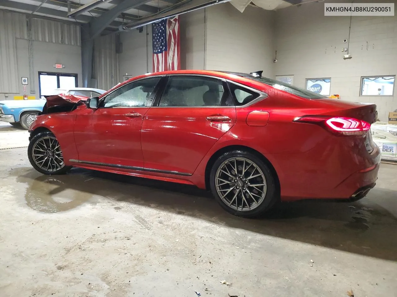 2019 Genesis G80 Base VIN: KMHGN4JB8KU290051 Lot: 75885264