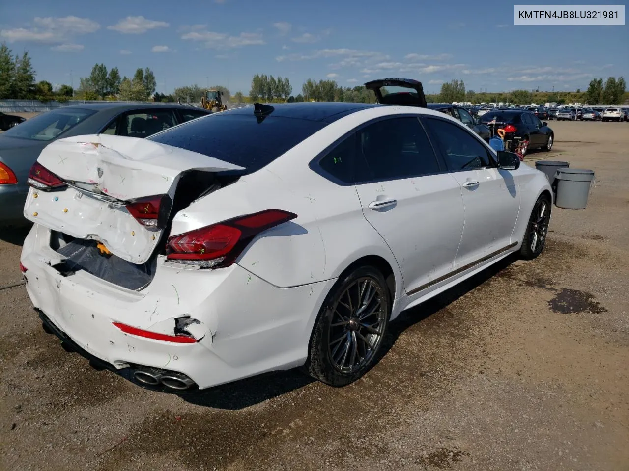 2020 Genesis G80 Base VIN: KMTFN4JB8LU321981 Lot: 70036414