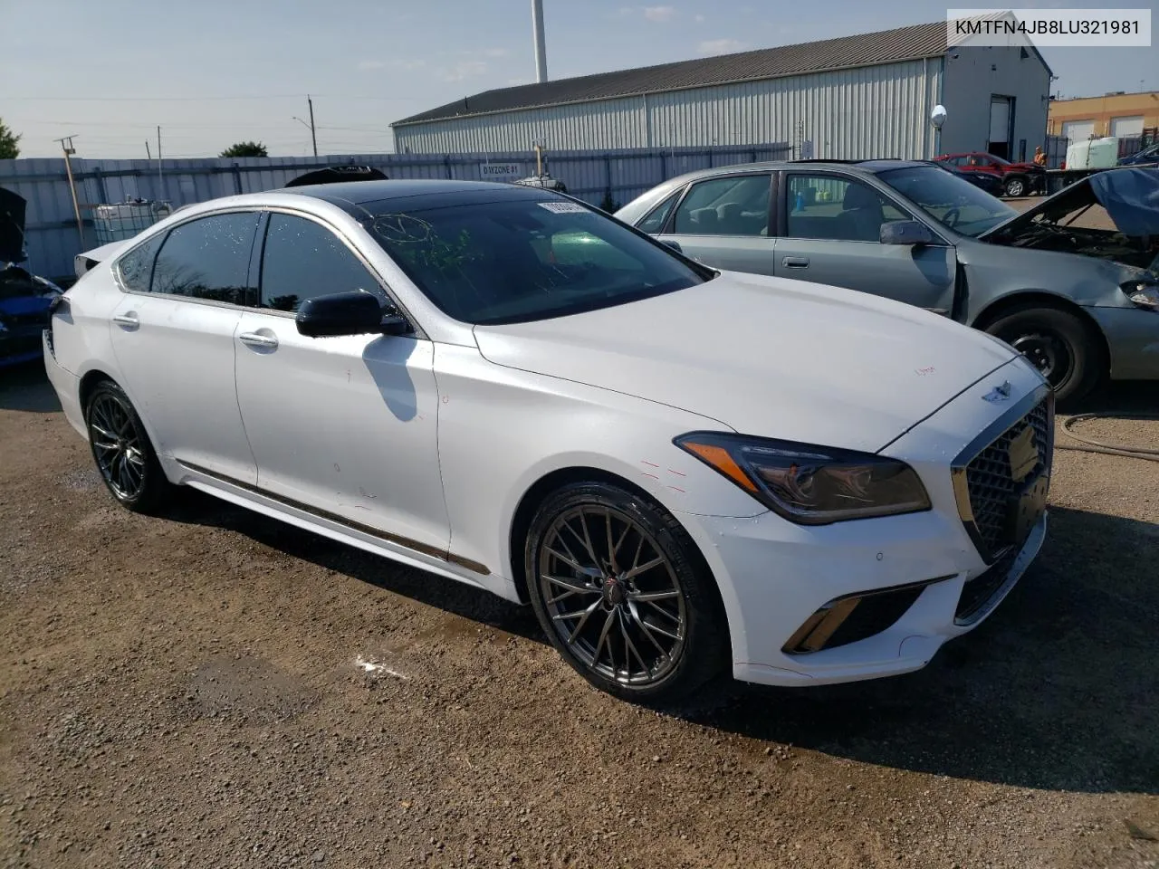 2020 Genesis G80 Base VIN: KMTFN4JB8LU321981 Lot: 70036414