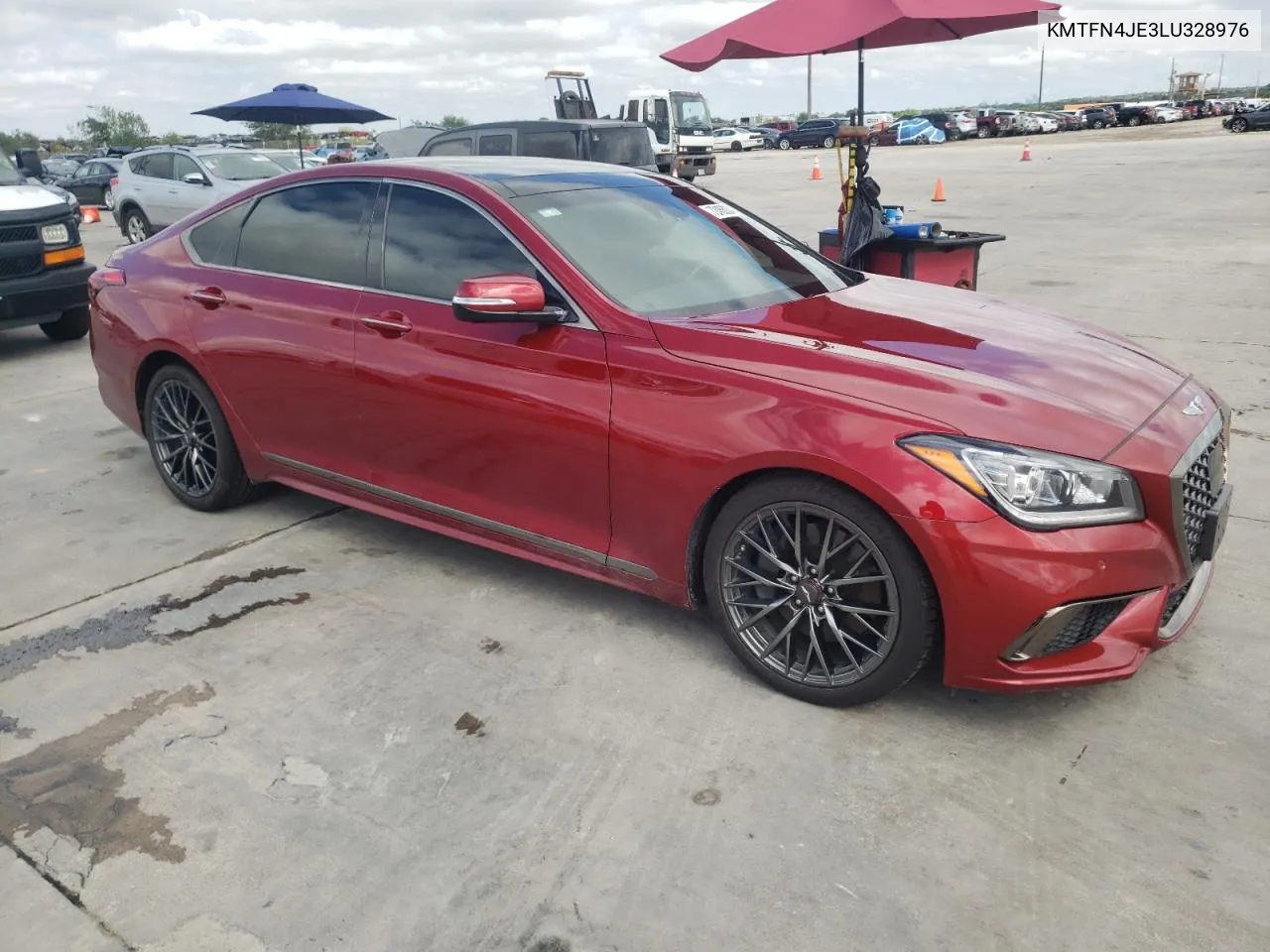 2020 Genesis G80 Base VIN: KMTFN4JE3LU328976 Lot: 72466034