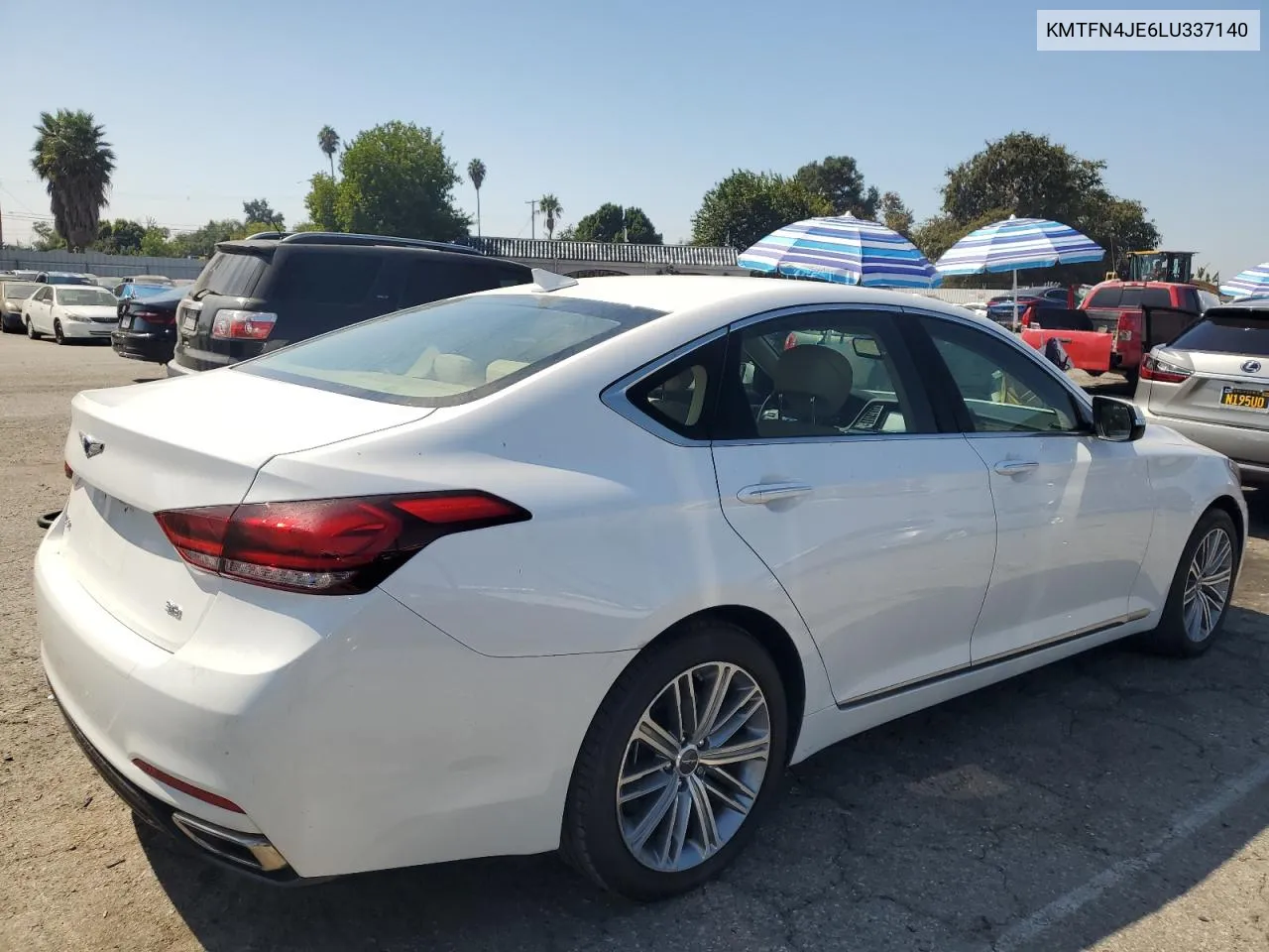 2020 Genesis G80 Base VIN: KMTFN4JE6LU337140 Lot: 72783574