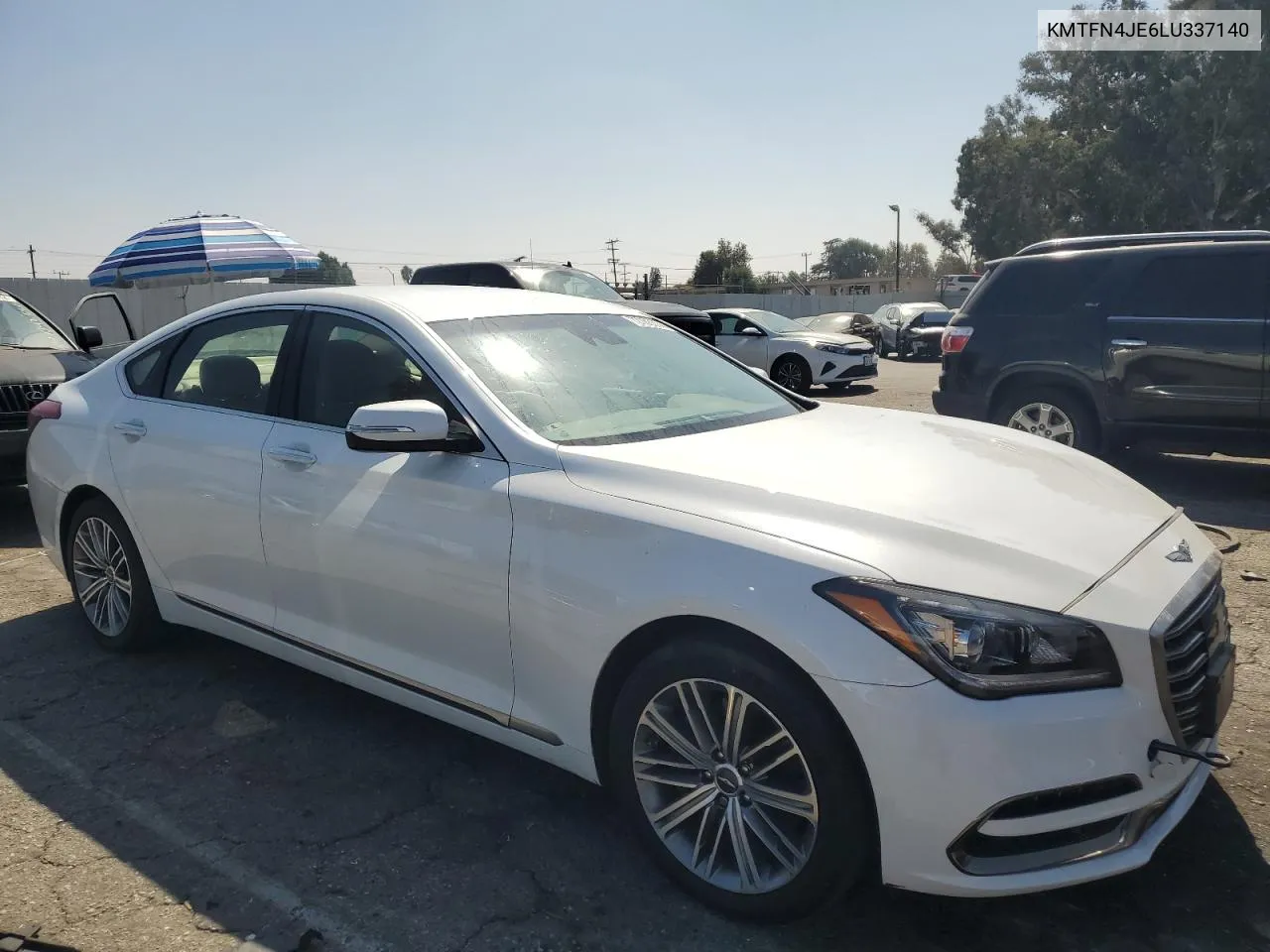 2020 Genesis G80 Base VIN: KMTFN4JE6LU337140 Lot: 72783574