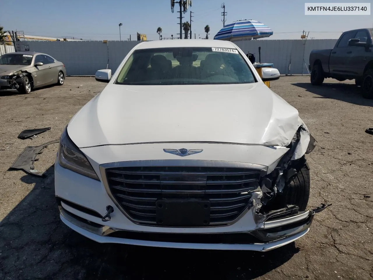 2020 Genesis G80 Base VIN: KMTFN4JE6LU337140 Lot: 72783574