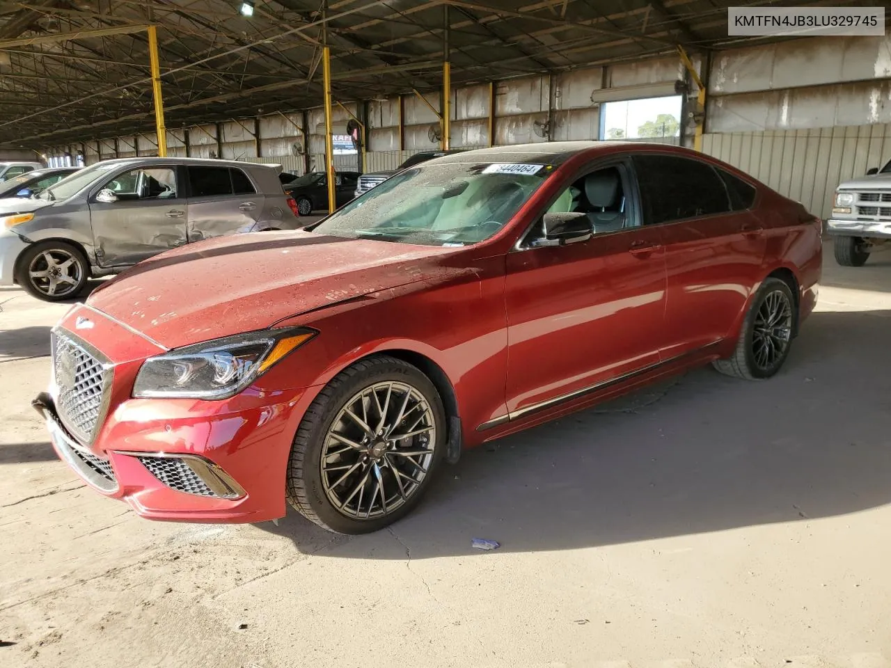 2020 Genesis G80 Base VIN: KMTFN4JB3LU329745 Lot: 78440464