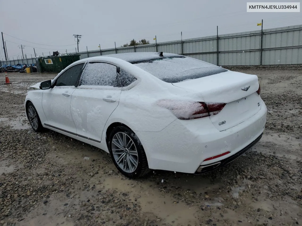 2020 Genesis G80 Base VIN: KMTFN4JE9LU334944 Lot: 79417264